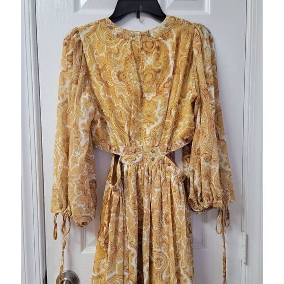 To My Love Paisley Cut Out Dress L - Picture 5 of 11